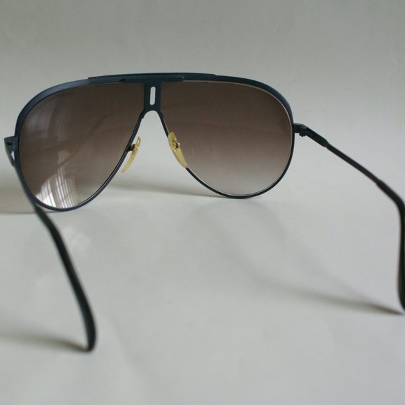 NWOT TruVintage w/"Turbo" logo Classic Sports Aviator w/smoke gradient sunglass - Picture 3 of 4